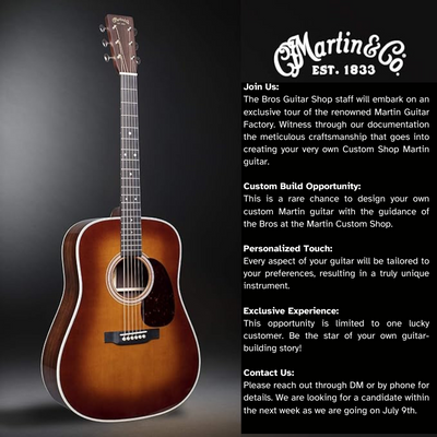 Martin Custom Shop Guitar Experience with Nestcrazes