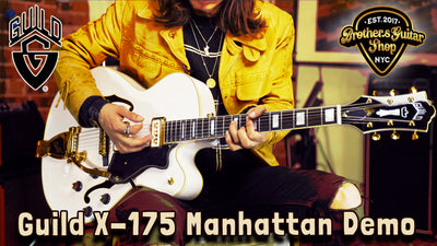 Guild Manhattan X-175 Limited Edition Transparent White Its all in the Details | Brothers Break Down