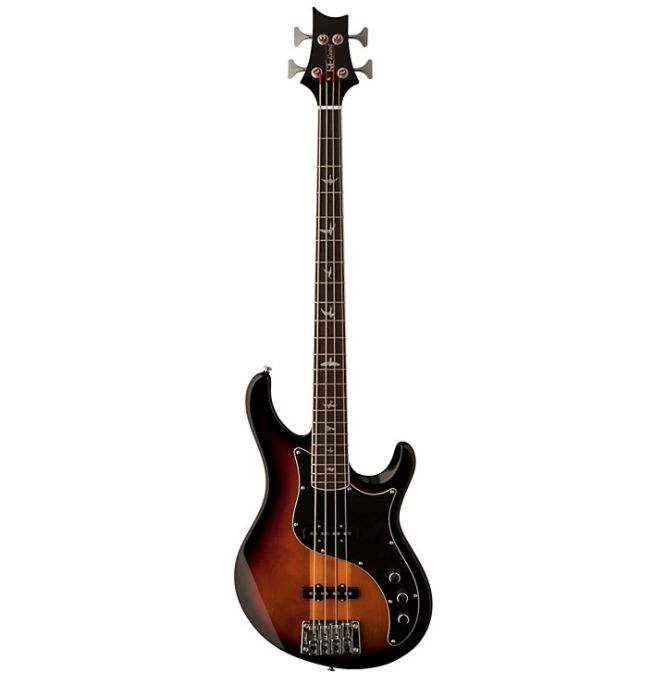 PRS SE Kestrel Bass Guitar - Tri-Color Sunburst