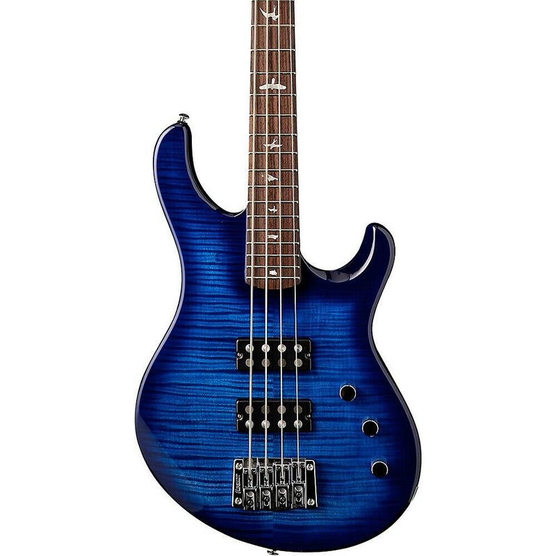PRS SE Kingfisher Bass - Faded Blue Wrap Around Burst